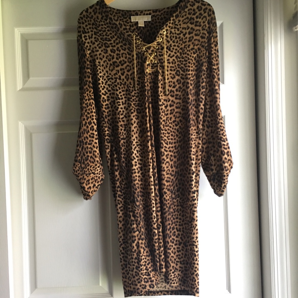 Animal print dress